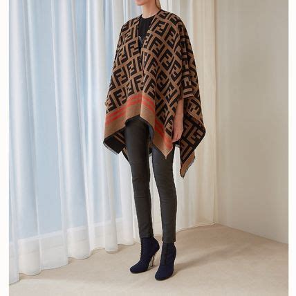 fendi poncho womens|fendi poncho ladies.